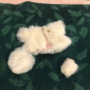 Vintage Ginny Doll Fur Coat Hat & Muff With Tag